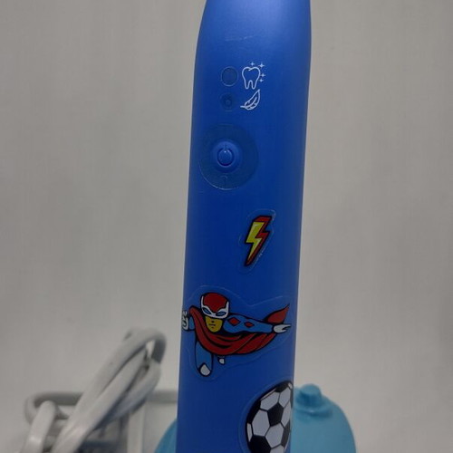 Dontodent Active Young electric toothbrush with 3 replacement heads, blue, for boys