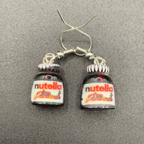 Nutella and chocolate earrings new