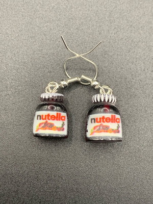 Nutella and chocolate earrings new