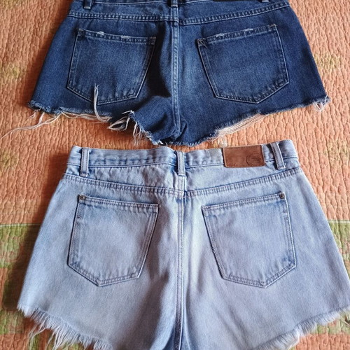 Zara and Pull & Bear jeans shorts, size 38, pack of 2
