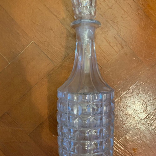 Crystal carafe from England large in almost like new condition