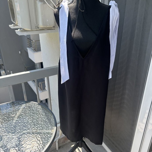 Zara dress new, size L 40 12, black and white