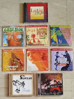 Latin CD used, pack of 9