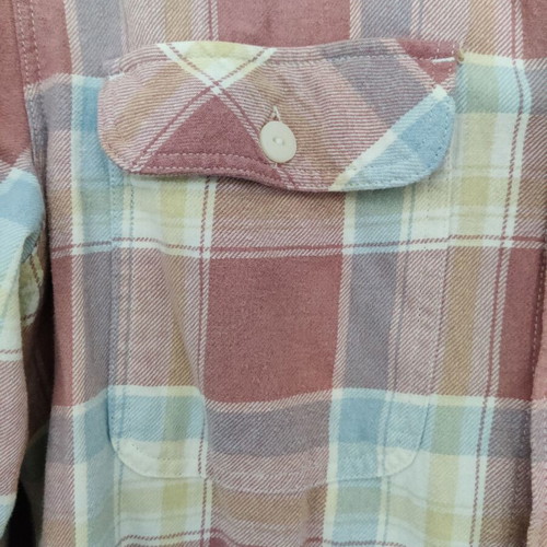 H&M checked shirt size medium like new pink