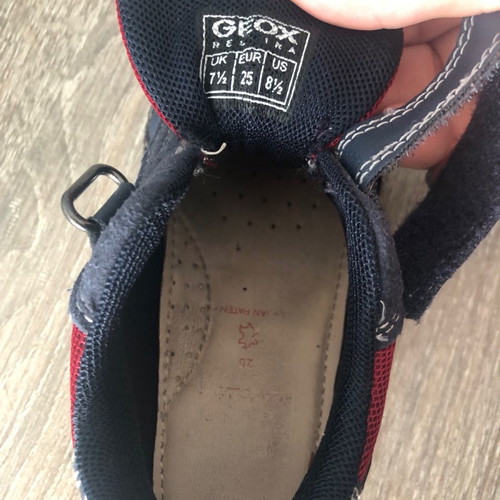 Geox kids shoes used No 25 blue casual