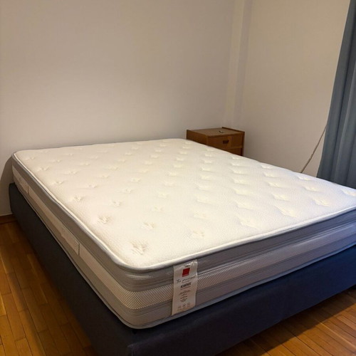 Furniture set like new including bed, sofa, fridge, kitchen, and dresser