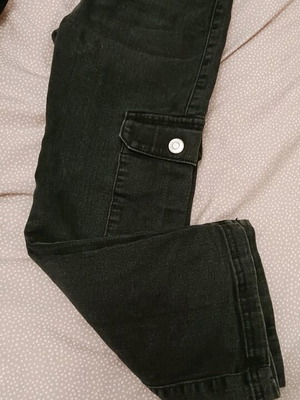 Girls' set size 10 jean pants and blouse like new