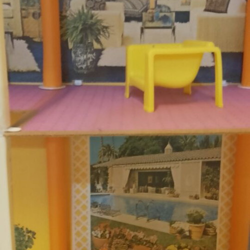 Barbie Home Vintage 1980 Used, Collectors' Dollhouse with Furniture