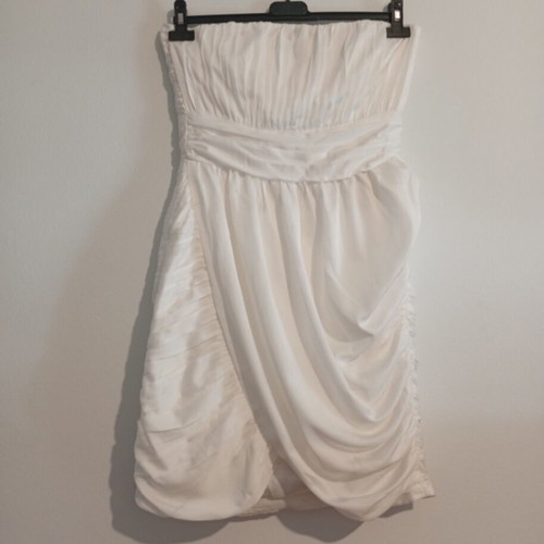 H&M shiny evening dress size 38 medium new, white