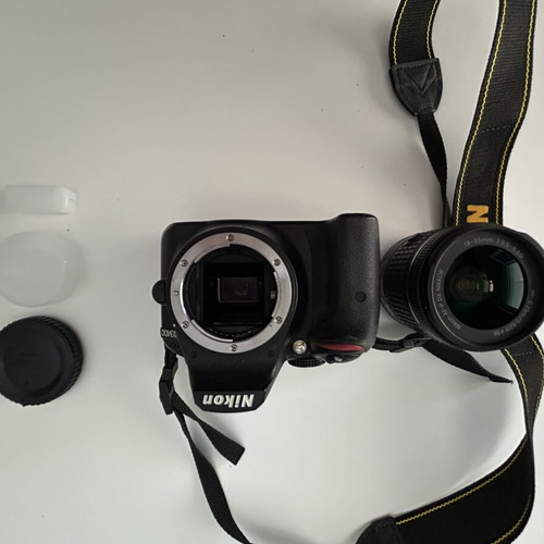 Nikon D3400 DSLR camera with 18-55mm lens