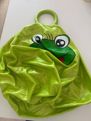 Hop-Hop Bouncing Ball Frog 45cm used, light green