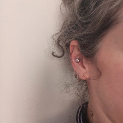 Ear cuff "moon" silver 925 Stilnest like new