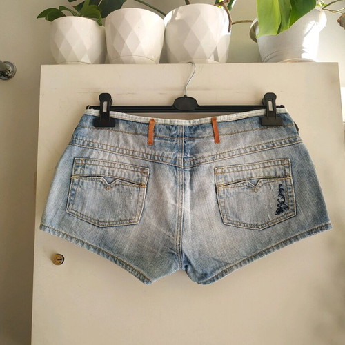 Zara denim shorts used, size 42 EU, waist 84 cm