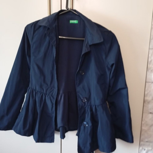 Benetton jacket for girls 11-12 years new, blue