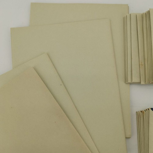 Envelopes and letter sheets used, pack of 25, vintage 1950