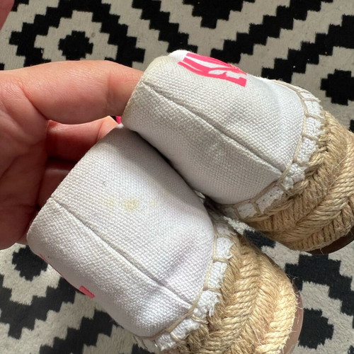 Karl Lagerfeld espadrilles like new, white, size 38