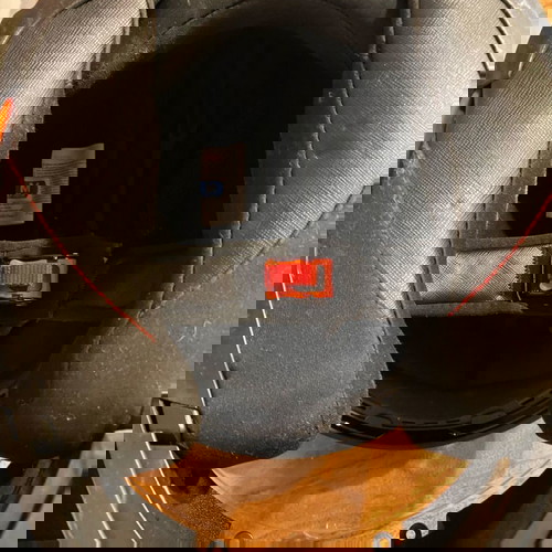 Κράνος Μαύρο Corsa CF-155 μεταχειρισμένο, flip-up 1600 gr