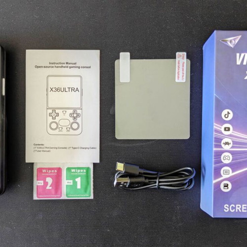 X36 Ultra Retro Handheld Game Console with 4.3" Display and Android 10