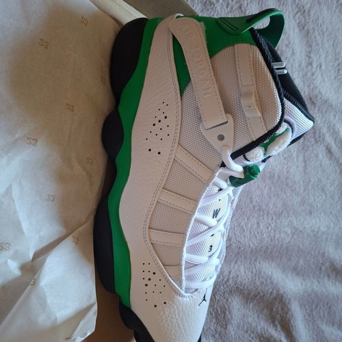 Jordan 6 Rings sneakers white lucky green size 43
