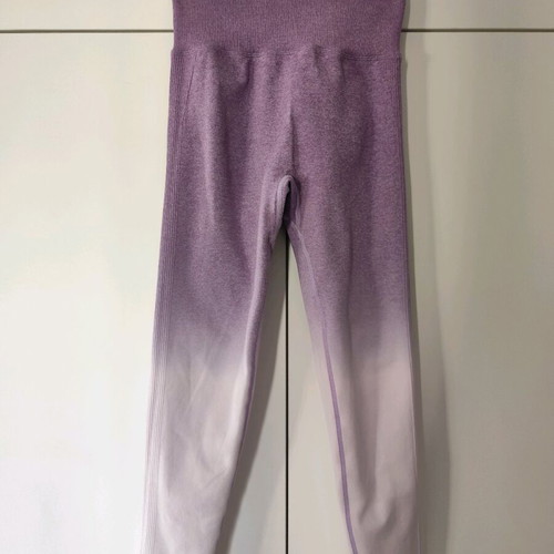 Shein purple seamless leggings like new, medium size