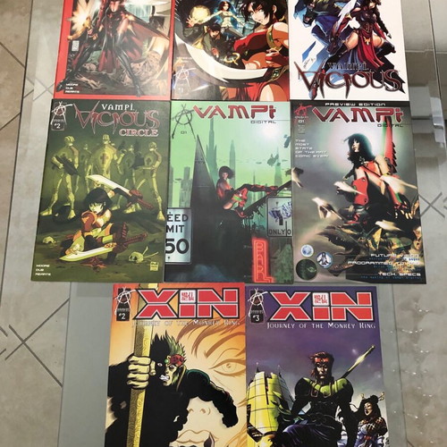 Vampi and Xin set of 8 new high-grade comics
