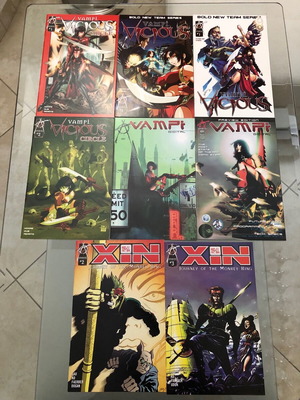 Vampi and Xin set of 8 new high-grade comics