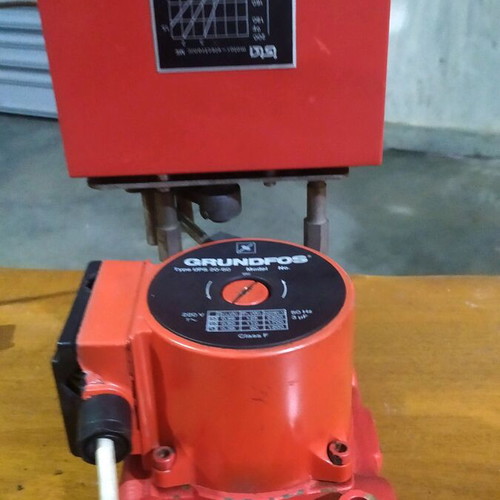 Grundfos double circulator pump used, functional