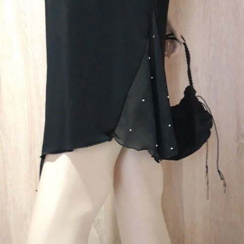 Lynne black formal dress new, size L 40 12