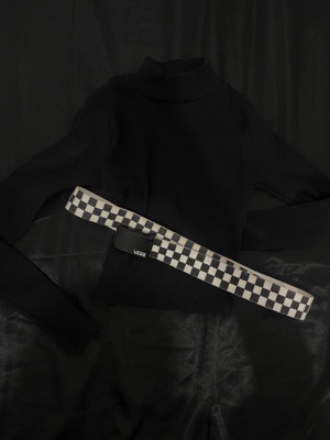 Vans belt used, size 110, black and white