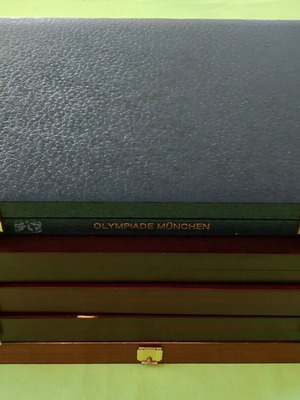 Coin cases used, pack of 5 for euro and coin storage