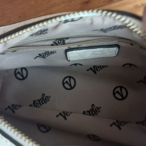 Verde small white crossbody bag used