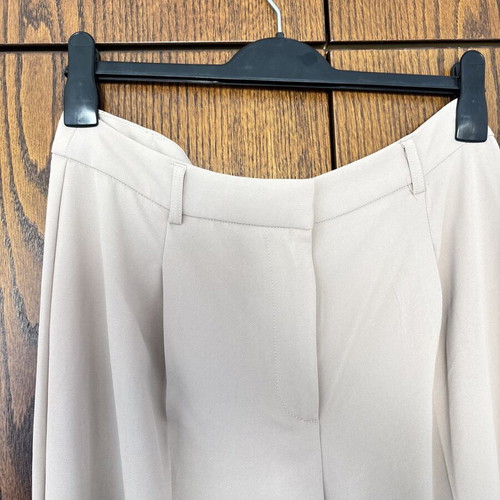 Wide leg trousers new, beige, size L/40/12