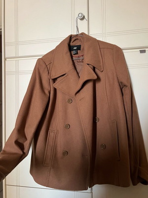 H&M coat brown like new, women's size L