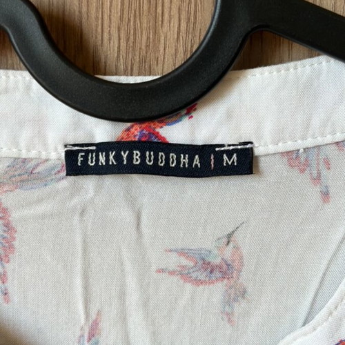 Sleeveless women's shirt Funky Buddha medium, like new, 100% viscose