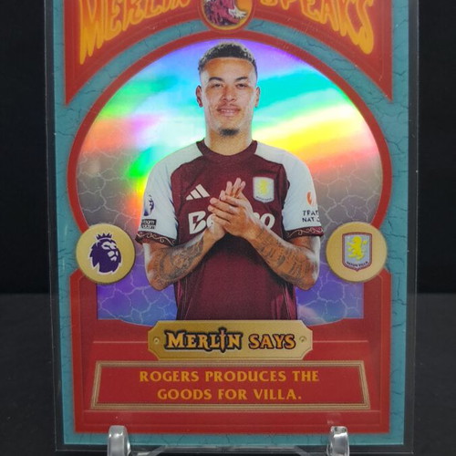 Topps Merlin 2026 Morgan Rogers Merlin Says Aston Villa card new