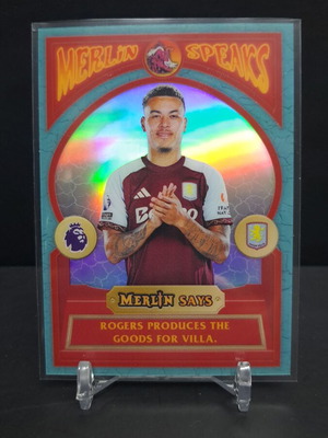 Καρτα Topps Merlin 2026 Morgan Rogera Merlin Says Aston Villa καινούργια