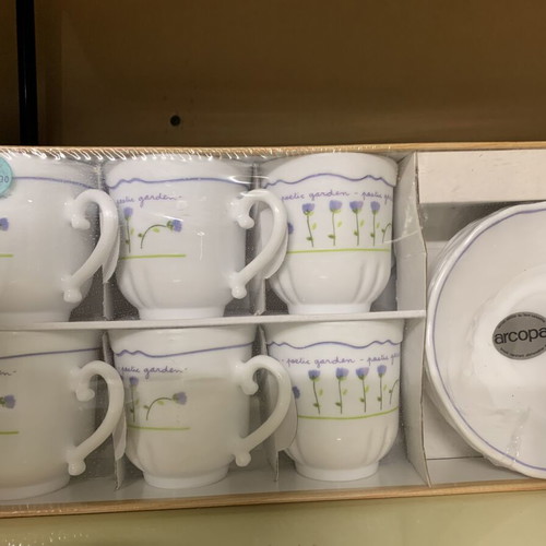 Luminarc Coffee Cups Set of 6 New