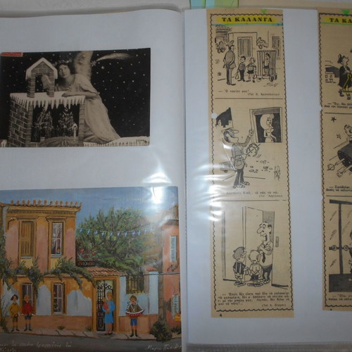 Carols, toys and snowmen used, archive with 100+ clippings from 1970 and earlier
