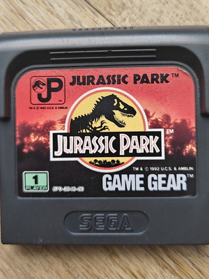 Jurassic Park Sega Game Gear game like new