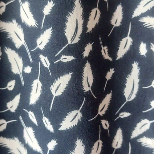 Summer pants with print and elastic waist like new, sizes S-M