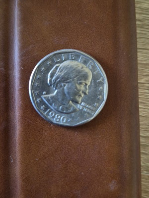 Susan B. Anthony 1980 US dollar coin