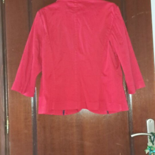 Women's red blazer XXL used Raxevsky