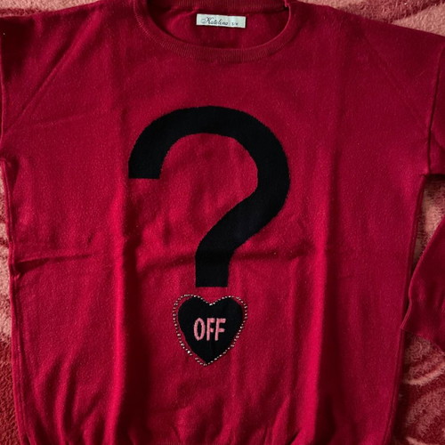 Women's blouse used, red, size S/M
