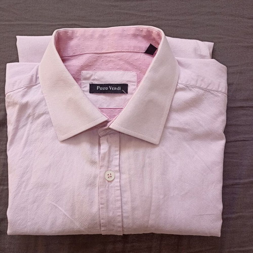Posto Verdi men's shirt pink size L like new