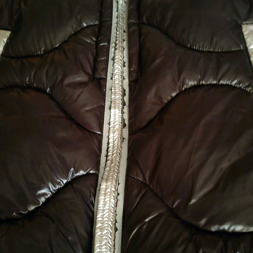 Long women's jacket used, size M, black