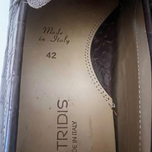Petridis leather shoes used, Italian, brown, size 42