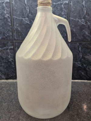 Glass decorative item like new with pearly frosted glass effect