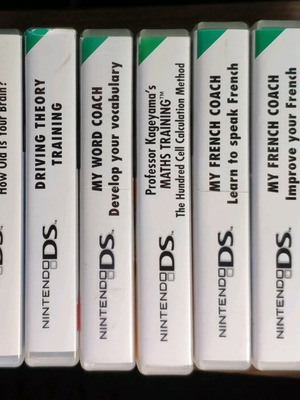 Nintendo DS games used, pack of 9 with manuals included