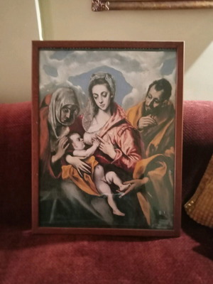 Εικόνα κάδρο παλιό πολύ μεγάλο σαν καινούργιο 73χ95