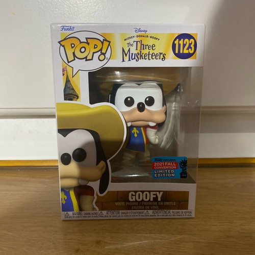 Funko Pop Disney Goofy The Three Musketeers 1123 new
